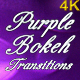 Purple Bokeh Transitions - VideoHive Item for Sale
