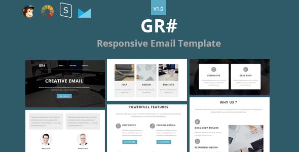 Grow - Responsive Email + StampReady Builder