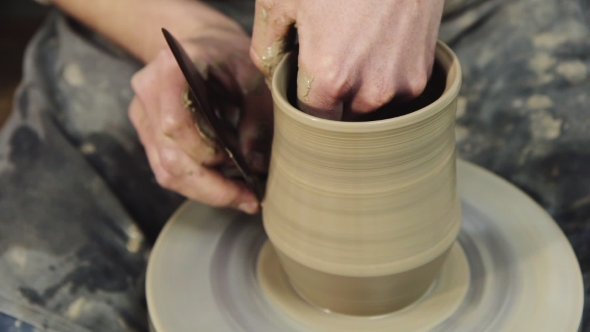 Hand-Made: a Potter Makes a Pot Of Clay
