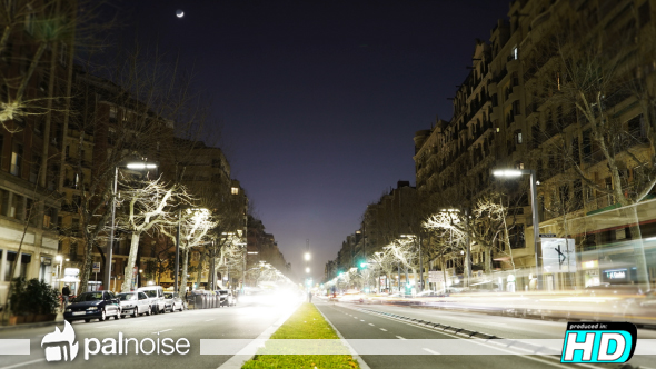 Barcelona Paralel Boulevard Avenue Road Street