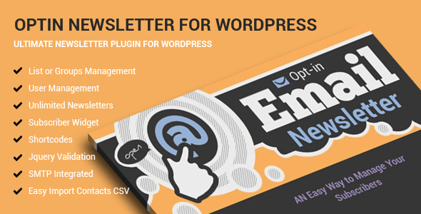 Optin Newsletter For WordPress