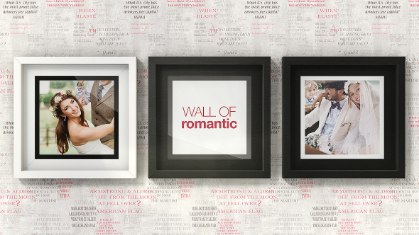 Romantic Photo Wall Gallery
