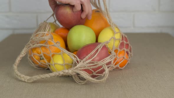 Eco Friendly Woman with Fruits