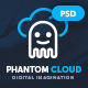 Phantom Cloud - Digital Artist Merchandising Shop PSD Template - ThemeForest Item for Sale