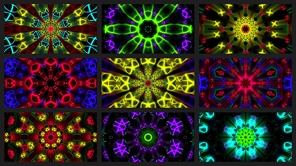 Sphere Kaleidoscope VJ Loops Pack