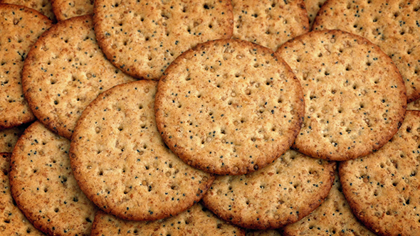 Salted Savory Biscuits Rotating