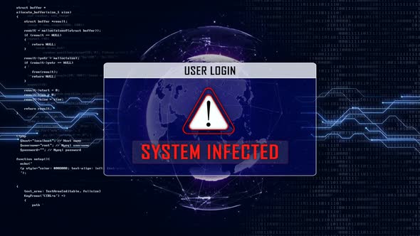 SYSTEM INFECTED and User Login Interface
