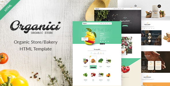 Organici - Organic Store/Bakery eCommerce Template