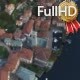 Flying Around the Chapel in a Small Italian Town - VideoHive Item for Sale