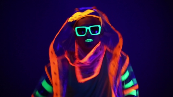The Man In The Neon Costume