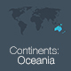 Continents: Oceania PowerPoint Template - GraphicRiver Item for Sale