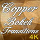 Copper Bokeh Transitions - VideoHive Item for Sale