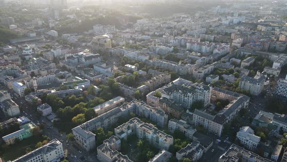 Kyiv - Aerial View of the Capital of Ukraine. Kiev