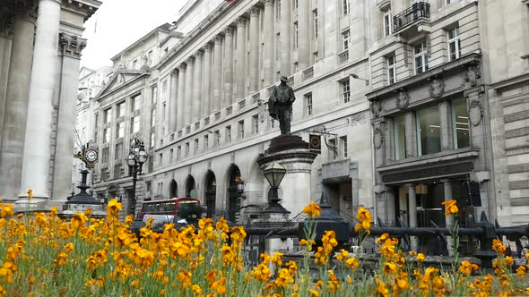 London City - Cornhill Street - Bank Of England Square