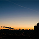 Sunset in the City. Smoke from the Chimneys. Winter Clean Sky - VideoHive Item for Sale