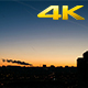 Sunset in the City. Smoke from the Chimneys. Winter Clean Sky - VideoHive Item for Sale