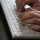 Male Hands Typing On The Keyboard - VideoHive Item for Sale