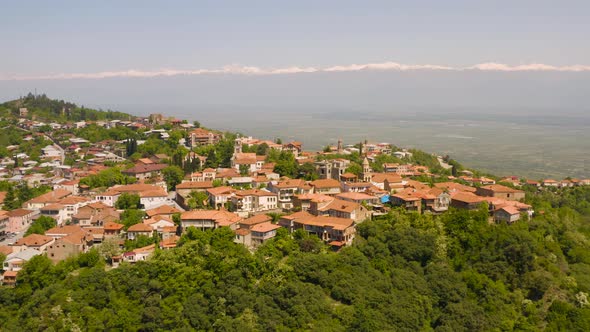 Aerial View of Sighnaghi