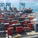 Seaport containers cranes ship (Valparaiso, Chile, Pacific ocean) - VideoHive Item for Sale