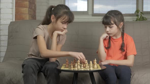 Sisters Entertainment Game with Chess