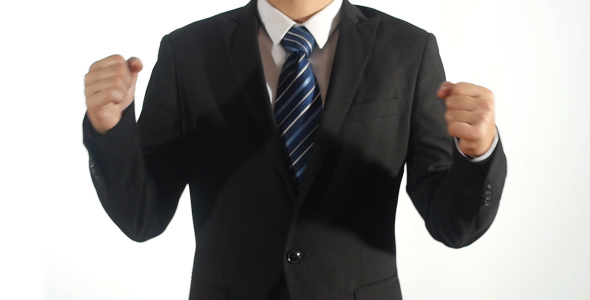 Businessman Celebrating alt