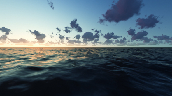 The Ocean At Sunset alt