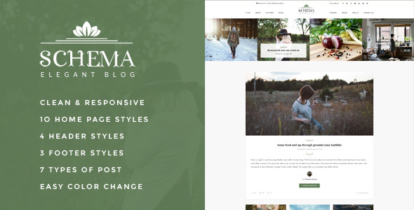 Schema Elegant HTML Blog Template