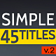 Simple Titles - v2 - VideoHive Item for Sale