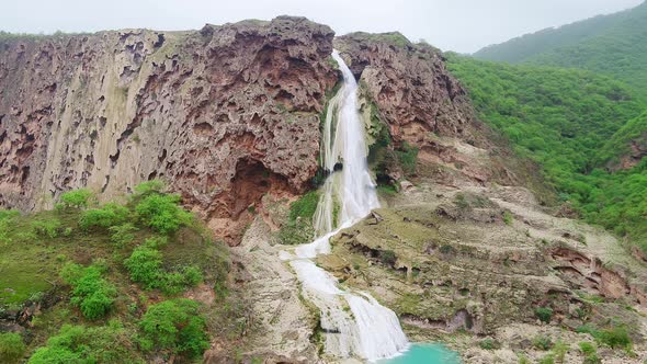 Salalah Waterfall 4K Drone Oman