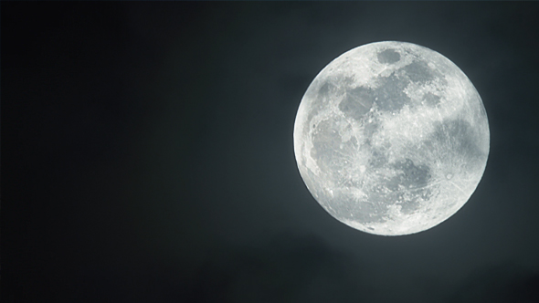 Moon through the Clouds