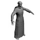 Low Poly Base Mesh Monah 2 - 3DOcean Item for Sale