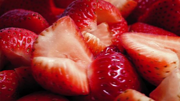 Strawberries Rotating