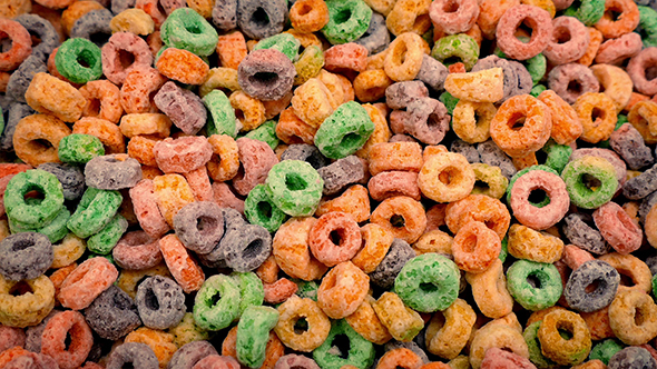 Multicolor Cereal Hoops