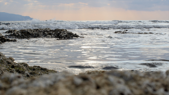 Waves in Rocky Bay