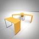 Brunch table set - 3DOcean Item for Sale