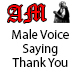 Male Voice Saying Thank You