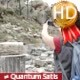 Tourist Photographing Ruins of Ancient Temple - VideoHive Item for Sale