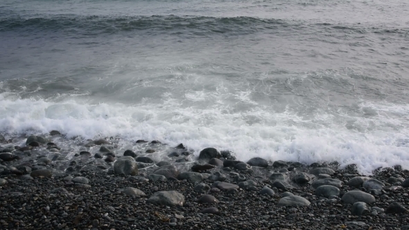 Rocky Sea Shore And Waves 4