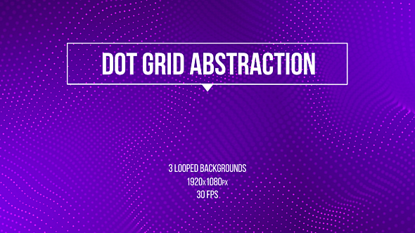 Purple Dot Grid Abstraction