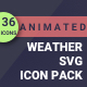 Weather SVG Animated Icons - CodeCanyon Item for Sale