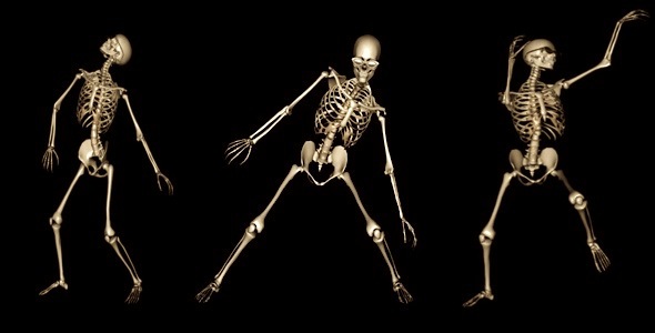 Skeleton Funny Dance