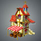 Low Poly Tavern House - 3DOcean Item for Sale