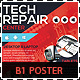 Tech Repair Center Signage B1 Poster - GraphicRiver Item for Sale