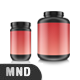 Protein Canisters V2 Mockup - GraphicRiver Item for Sale