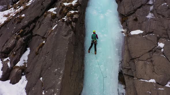 Woman is Leading on Ice