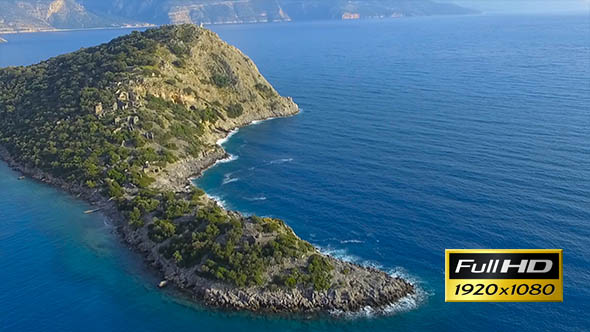 Gemiler Island Aerial View