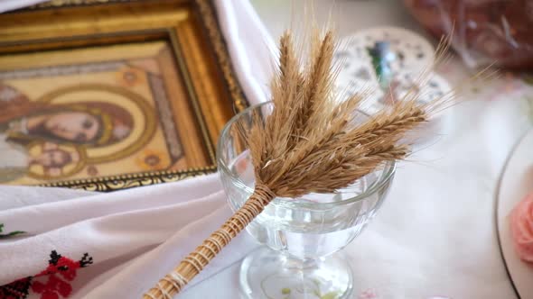 Bouquet of Wheat for Sprinkling with Holy Water