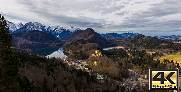 Bayern Landscape with Castle