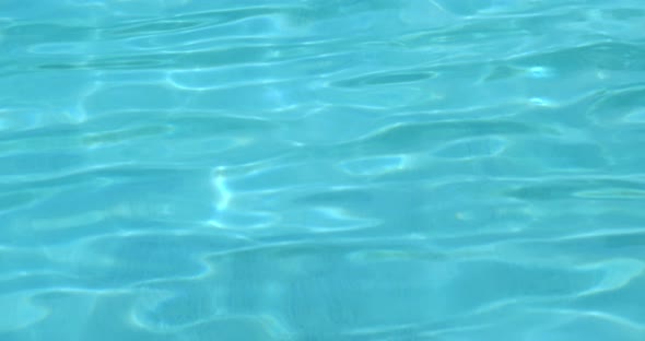 Swimming pool water wave in blue color 