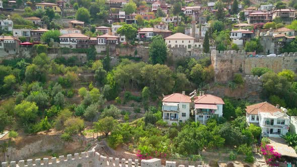 Residential Buildings in the Historical Part in the Highlands in Turkey